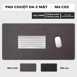 Thảm Trải Bàn Cỡ Lớn - Chất Liệu Da Pu 2 Mặt Cao Cấp - Chống Nước, Chống Xước, Dễ Dàng Vệ Sinh