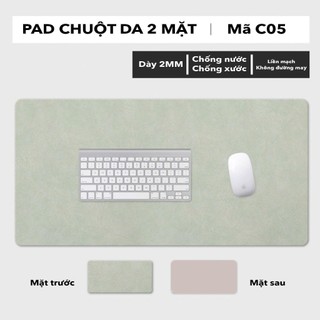 Thảm Trải Bàn Cỡ Lớn - Chất Liệu Da Pu 2 Mặt Cao Cấp - Chống Nước, Chống Xước, Dễ Dàng Vệ Sinh