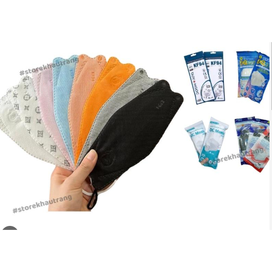 Giá sỉ thùng 300 chiếc khẩu trang KF94 KHẨU TRANG 4D mask KF94 MASK 4 lớp dày dặn kiểu HÀN