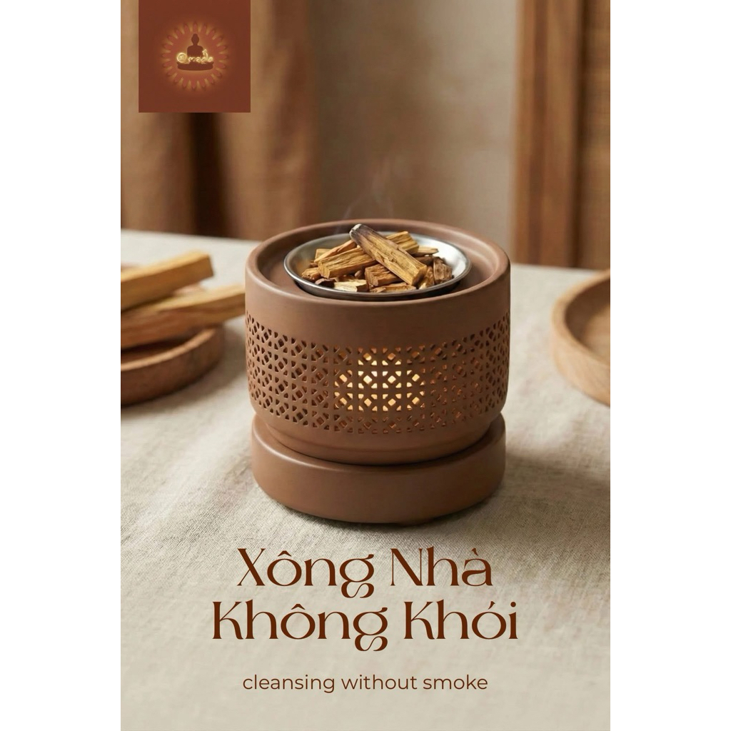 Vụn gỗ Palo Santo - Hộp 30G - Xông nhà không khói | Phong Thuỷ Omsala