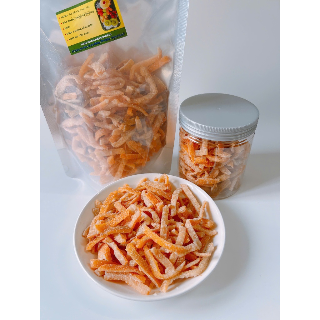 Mứt Trần Bì (Mứt Vỏ Cam) Ngon, Mới