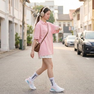 [TĂNG SIZE] Giày Thể Thao Nữ BLUEWIND Đế Cao 4cm Êm Mềm, Dáng Basic Năng Động 68377