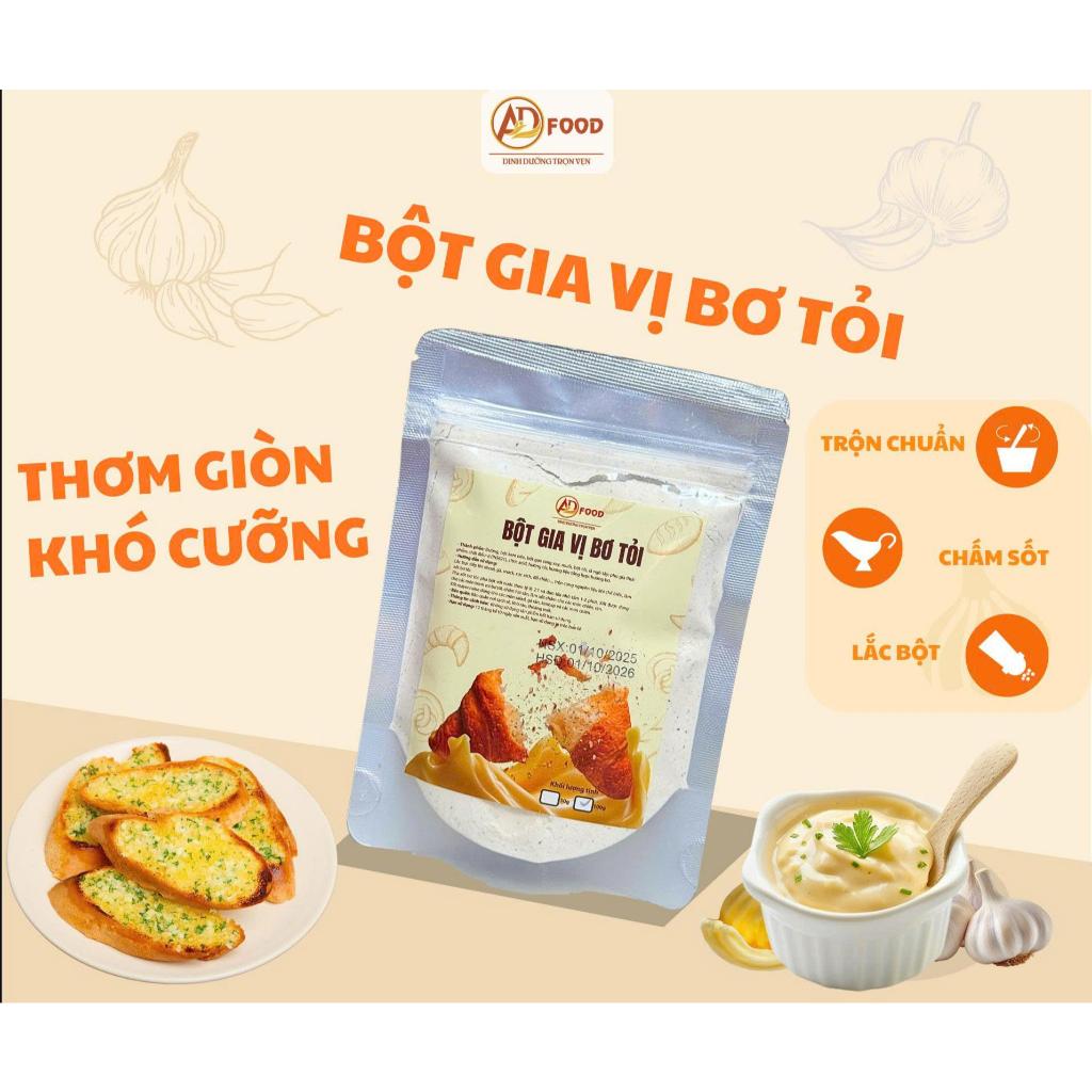 COMBO 5 Gói 100g Bột gia vị trải nghiệm dùng thử - vị Phô mai Supper cheese, vị Trứng muối, vị Bơ tỏi, vị Tomyum, vị BBQ