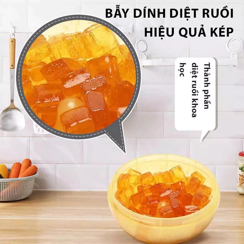 Bẫy Diệt Ruồi Giấm Nhập Khẩu Nhật Bản, Muỗi Cao Cấp Hiệu Quả -An Toàn Cho Trẻ Em Và Vật Nuôi
