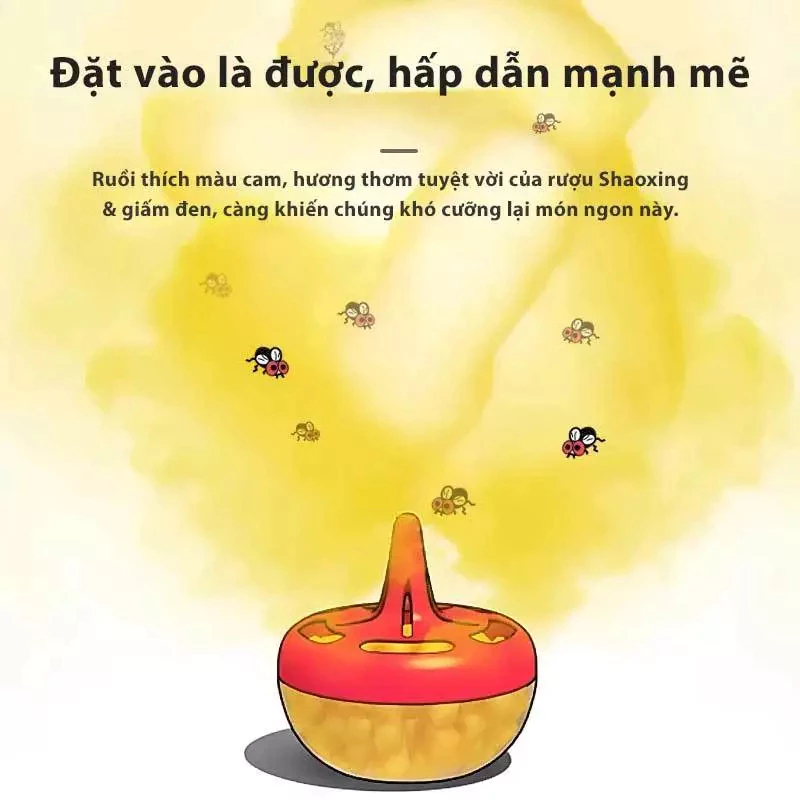Bẫy Diệt Ruồi Giấm Nhập Khẩu Nhật Bản, Muỗi Cao Cấp Hiệu Quả -An Toàn Cho Trẻ Em Và Vật Nuôi