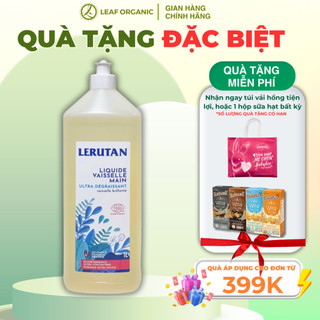 Nước rửa bát sinh học đậm đặc hương chanh Lerutan 1L