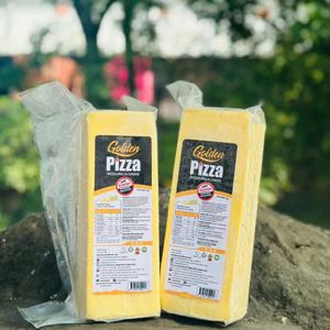 1 KHỐI PHÔ MAI MOZZARELLA KÉO SỢI GOLDEN CHEESE (1 khối 2KG) - làm hotdog, phô mai que, pizza, bánh đồng xu