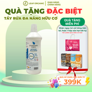 Tẩy rửa đa năng nhiều bề mặt hữu cơ Harmonie Verte và Artisan Savonnier 1L