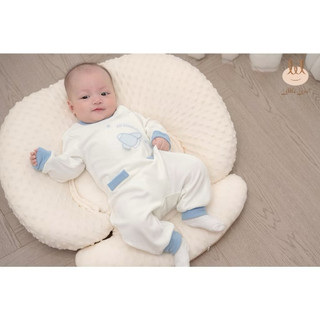 Bodysuit cho bé Little love body thu đông bé gái bé trai nhung tăm mềm ấm, an toàn