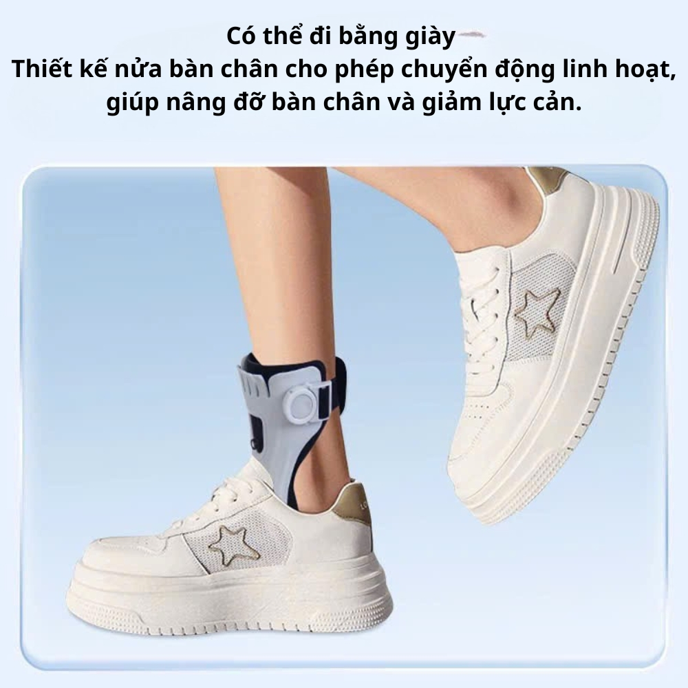 Nẹp Chỉnh Hình Bàn Chân Rũ Sau Tai Biến – Hỗ trợ đi lại, chống bàn chân rũ