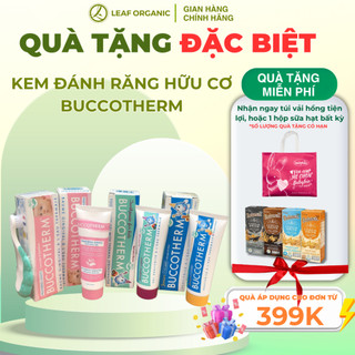Kem đánh răng hữu cơ BUCCOTHERM cho mọi lứa tuổi