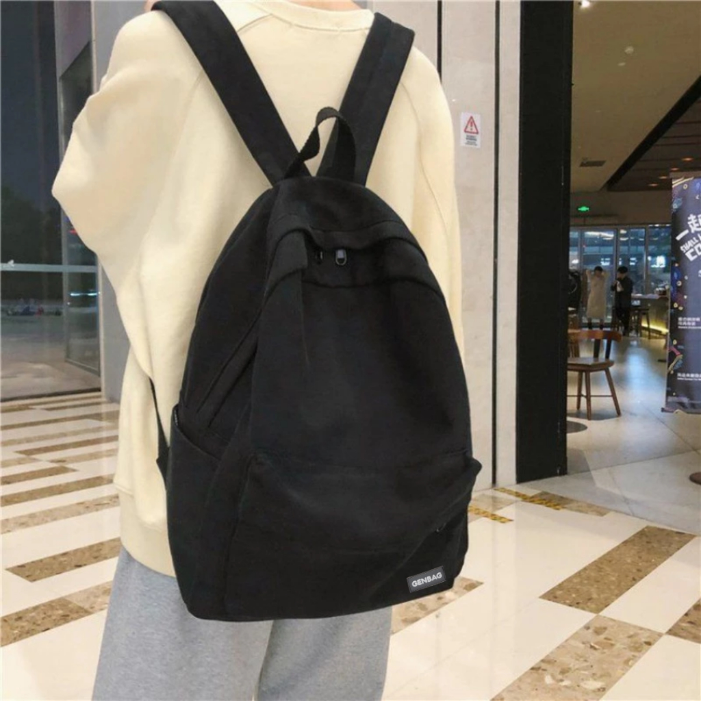 Balo Ulzzang Hàn Quốc Nam Nữ Chống Nước, Balo Nữ Thời Trang Đi Học Đẹp Giá Rẻ Dễ Thương BL02