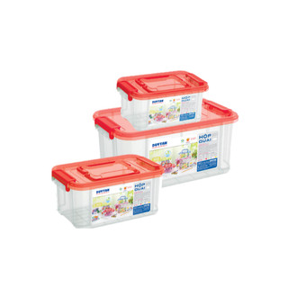Hộp Quai Nhỏ Trung Lớn (1500-3700-7200ml) DUY TÂN nhựa PP nguyên sinh an toàn, đa năng sử dụng