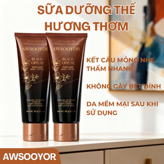 AWSOOYOR Sữa Dưỡng Thể Hương Thơm ngăn ngừa da khô, dễ hấp thụ, thích hợp cho cả nam & nữ dùng hằng ngày 60g