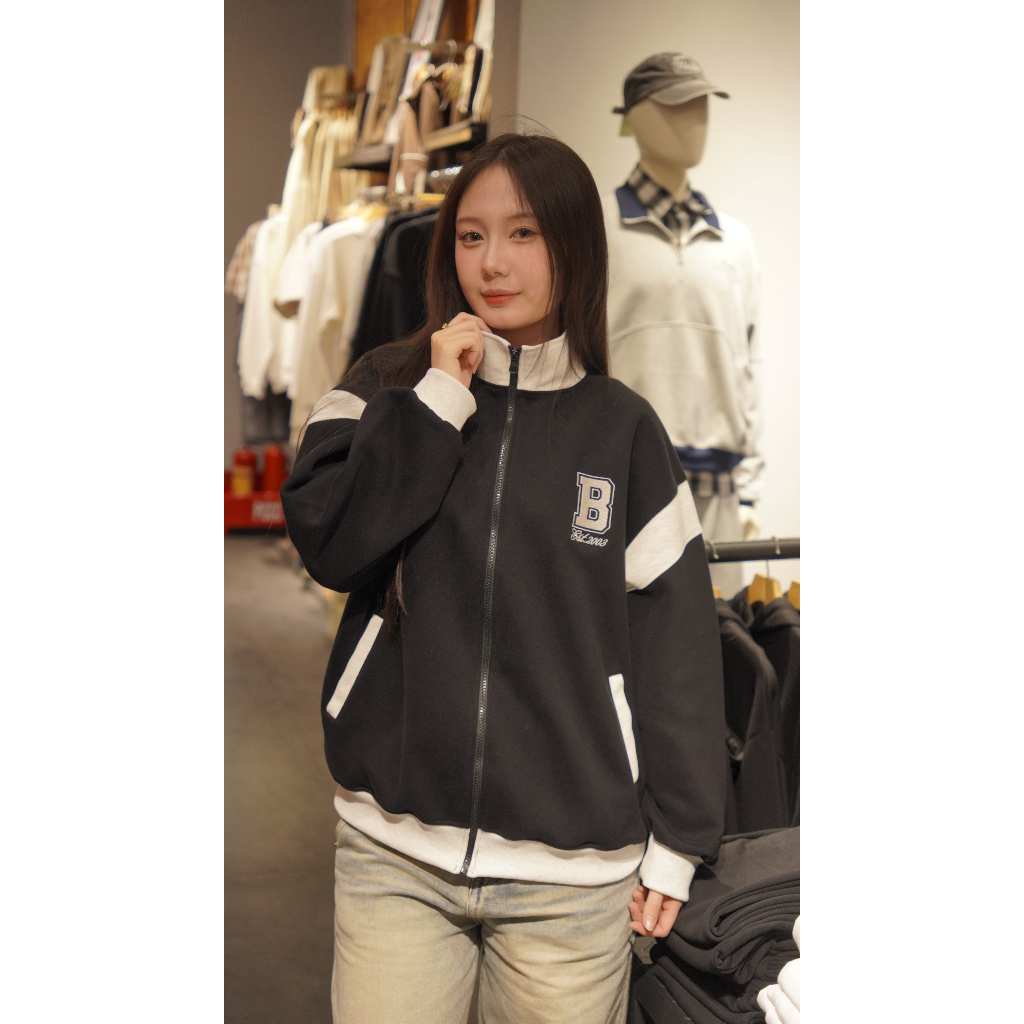 Áo Khoác Nỉ BOO FullZip Unisex Form Oversized Chất Liệu Cao Cấp, Dày Dặn Thiết Kế Trẻ Trung