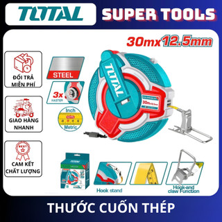 ĐỒ NGHỀ TOTAL ThướC cuốn thép 20mx12.5mm TMT08206 , 30mx12.5mm TMT08306