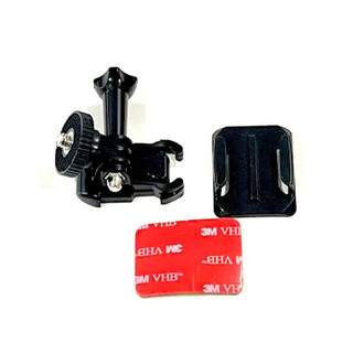 Combo 3 Phụ Kiện Giá Đỡ Camera Hành Trình Ô Tô Xe Máy - Bộ Kẹp Nón Bảo Hiểm, Đeo Cổ, Hút Kính Cho Cam Mini