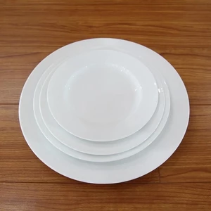 Đĩa sứ Nông Trắng Sứ Xương Đựng Đồ Ăn Đẹp Giá Rẻ