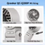 Quạt cầm tay mini tích điện Quạt sò lạnh quạt tích điện Qcooker QC-Q200P Pin 4000mAh 120 cấp độ siêu mạnh