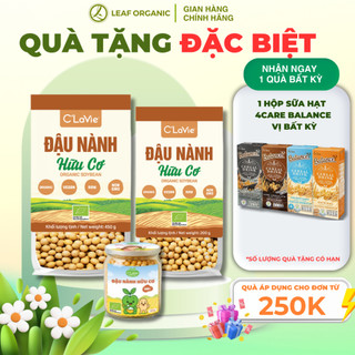 Đậu nành hữu cơ C'LaVie 200g, dùng nấu sữa hạt, soup cháo
