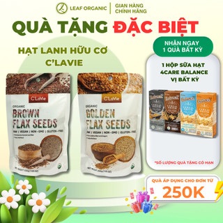 Hạt lanh vàng, lanh nâu hữu cơ C'LaVie 200g