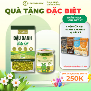 Đậu xanh hữu cơ C'LaVie 200g làm sữa hạt, nấu cháo, chè, súp