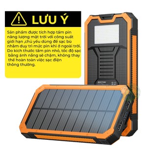 Ảnh 2 – Sạc dự phòng Beston dung lượng 10000mAh , tích hợp tấm năng lượng mặt trời, sạc mọi lúc, bảo hành 12 tháng - PBS001