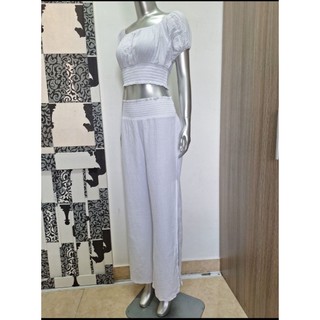 Set bộ áo croptop và quần vnxk dư VENUS