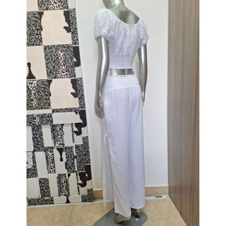 Set bộ áo croptop và quần vnxk dư VENUS