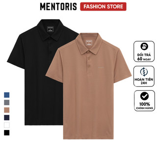 Áo Polo Thun Lạnh Thể Thao Nam MENTORIS, Form Regular Fit, Siêu Co Dãn, Thoáng Khí MPL02