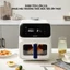 Nồi chiên không dầu hơi nước Qcooko cống suất 1500W dung tích 5L, màn hình cảm ứng dễ dàng thao t