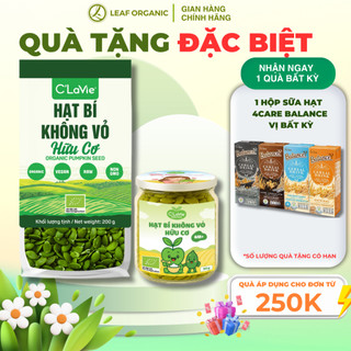 Hạt bí hữu cơ đã tách vỏ C'LaVie 200g