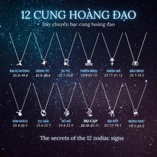 Dây chuyền LAMY cung hoàng đạo Leo Zodiac Pendant Necklace Silver 6062