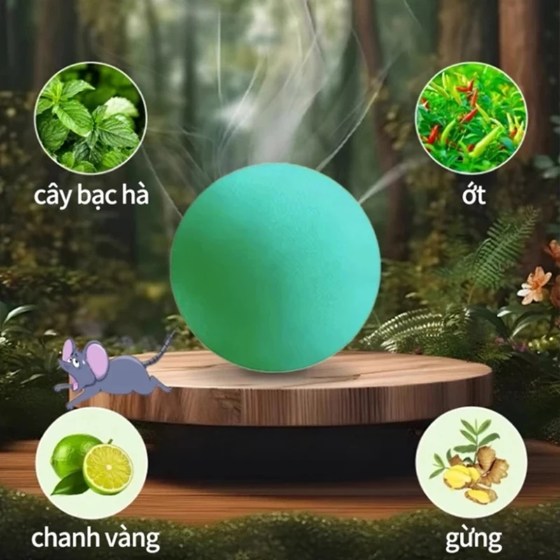Hiệu ứng 100% trong nhà băng phiến đuổi chuột(1gói 10 viên)an toàn nhanh và hiệu quả-thành phần thực vật
