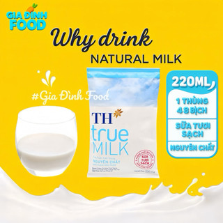 [Date mới] Sữa chua Nha Đam & các loại sữa chua khác tự nhiên Th True Milk yogurt 100g .