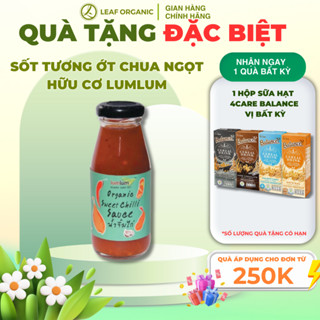 Sốt ớt chua ngọt hữu cơ 200g LumLum (Chai)