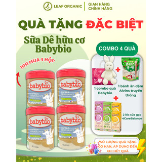 Combo 4 hộp sữa dê hữu cơ số 1, 2, 3