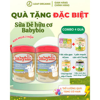 Combo 2 hộp sữa dê hữu cơ số 1, 2, 3