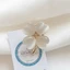Pin Cài Cúc HimHip Cỏ 4 Lá May Mắn Đính Đá Mẫu Ngẫu Nhiên Size 1,5x2cm