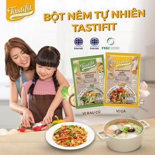 Bột nêm tự nhiên Tastifit vị gà, vị rau củ 50g