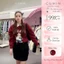 Áo sweater nữ GUMIN thiết kế áo phối cổ bẻ họa tiết hình gấu sang trọng, áo len nữ thu đông dày dặn cao cấp