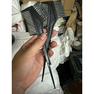 Bộ Phụ Kiện Nhuộm Tóc Gồm 1 Bát Màu Đen & 1 Lược 2 Đầu Dụng Cụ Nhuộm Tóc Tại Nhà Hoặc Salon Chuyên Dụng