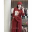 Set bộ nỉ nữ GUMIN thiết kế họa tiết chấm bi áo in hình cún kèm quần bom phối gấu viền ren sang chảnh, set bộ nỉ thu đôn
