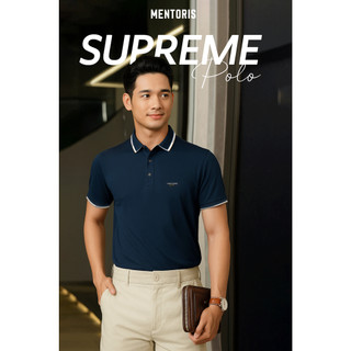 Áo Polo Nam Basic MENTORIS, Form Slim Fit, Phong Cách Lịch Lãm, Chất Vải Mịn, Thoáng Mát MPL2506S