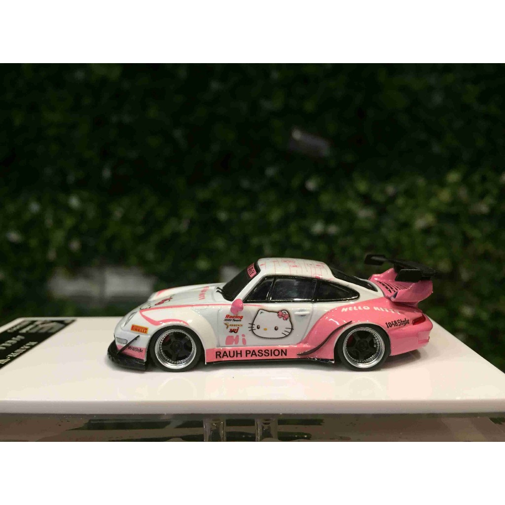 Mô hình xe Porsche RWB 993 Hello kitty Livery tỉ lệ 1:64 XKE Model ...
