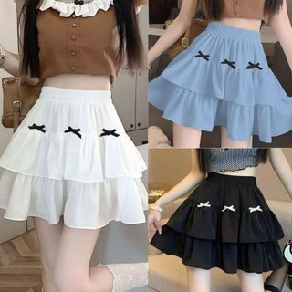 Chân váy voan nữ nhiều tầng bay nhẹ màu trắng đen hồng xanh dễ phối đồ VANISA CT512