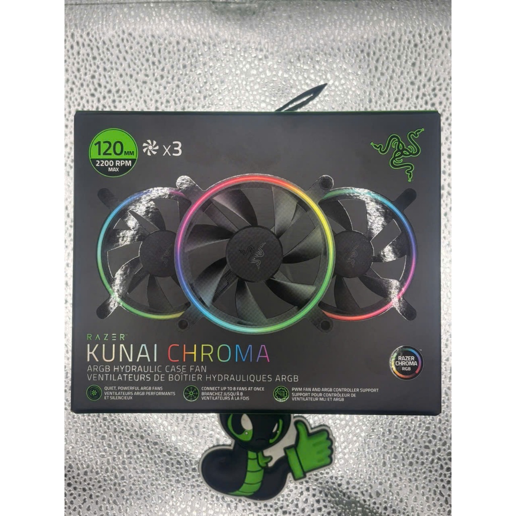 QUẠT TẢN Razer Kunai Chroma 120mm / 140mm (3 Fan) | Shopee Việt Nam