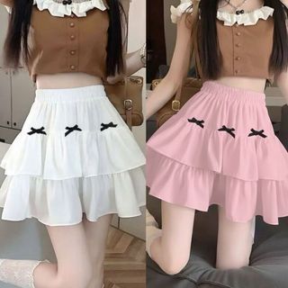 Chân váy voan nữ lưng thun cao nhiều tầng rủ nhẹ màu trắng đen hồng xanh dễ mặc VANISA CT512