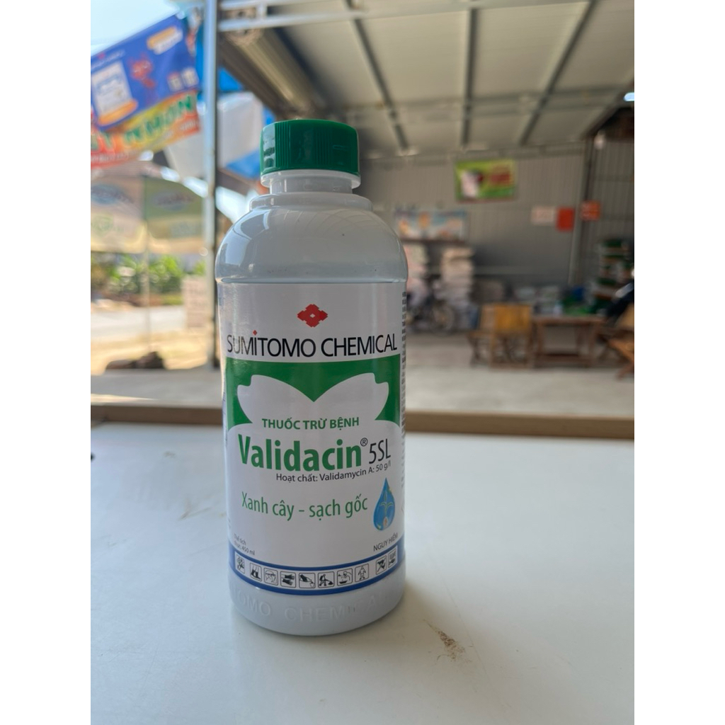 Validicin 5SL hàng Sumitomo/ Chai 450ml- phòng trừ nấm hồng, lở cổ rễ trên cây trồng