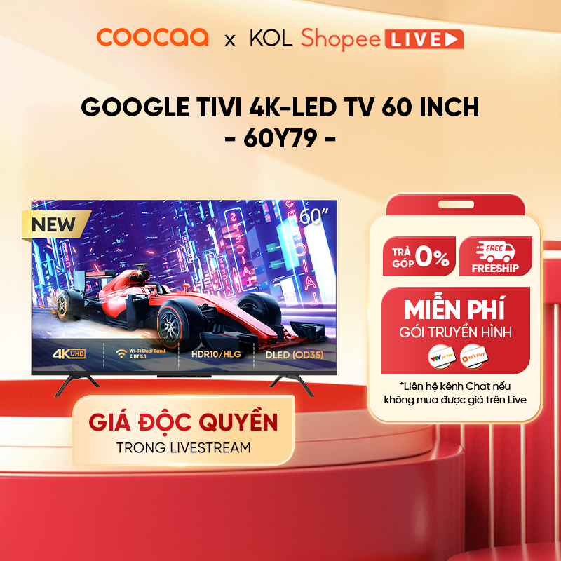 Google Tivi coocaa 60 inch 60Y79